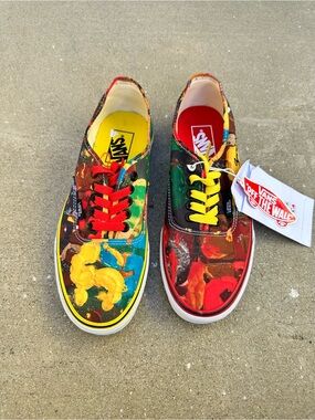 Vans x MOCA Brenna Youngblood Democratic Dollar 2015 Shoes NWT- Wom 10 Mens 8.
